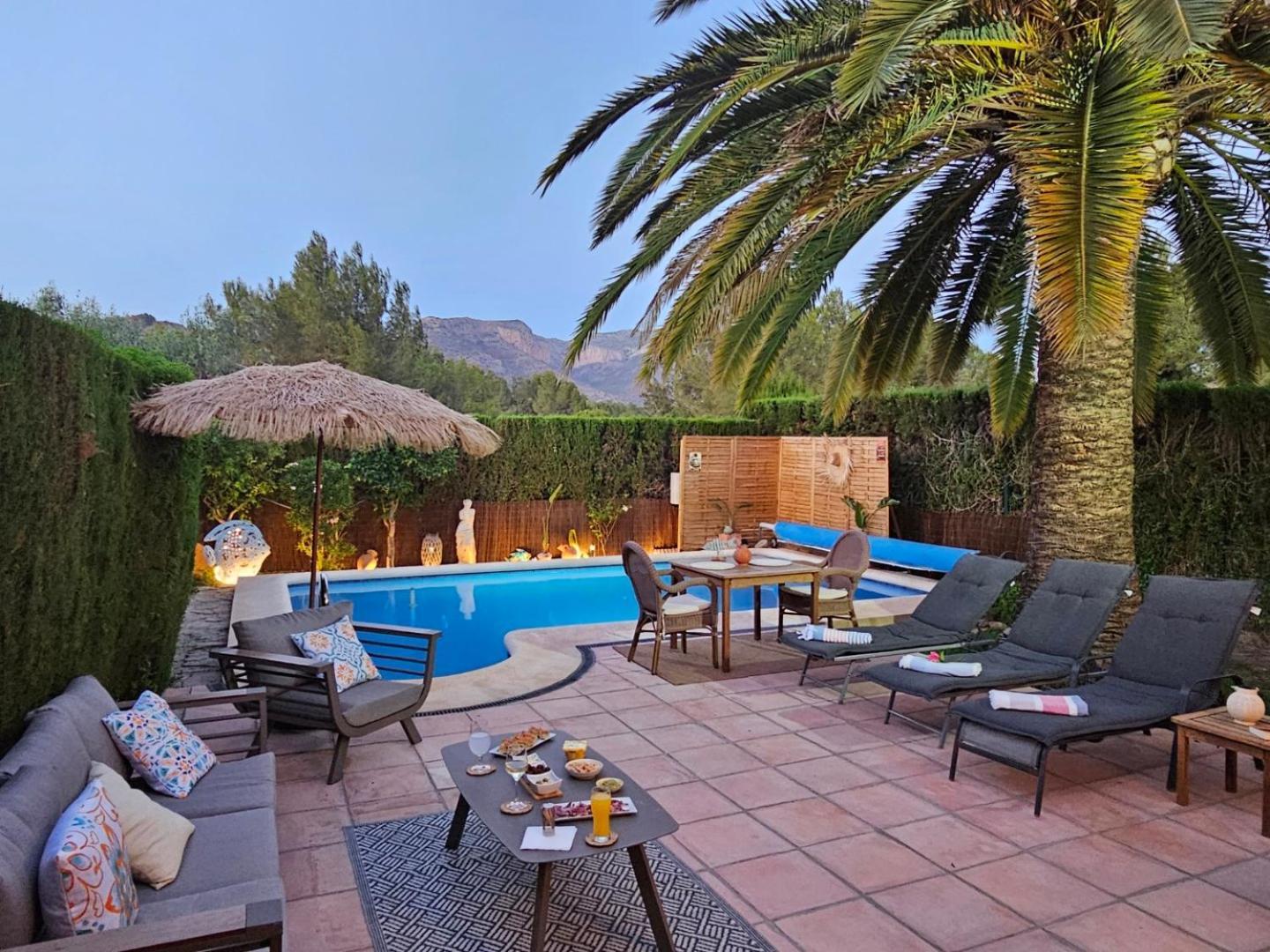 Maison Cosy Au Pied Du Golf Avec Piscine Privee Muntanya la Sella Bagian luar foto